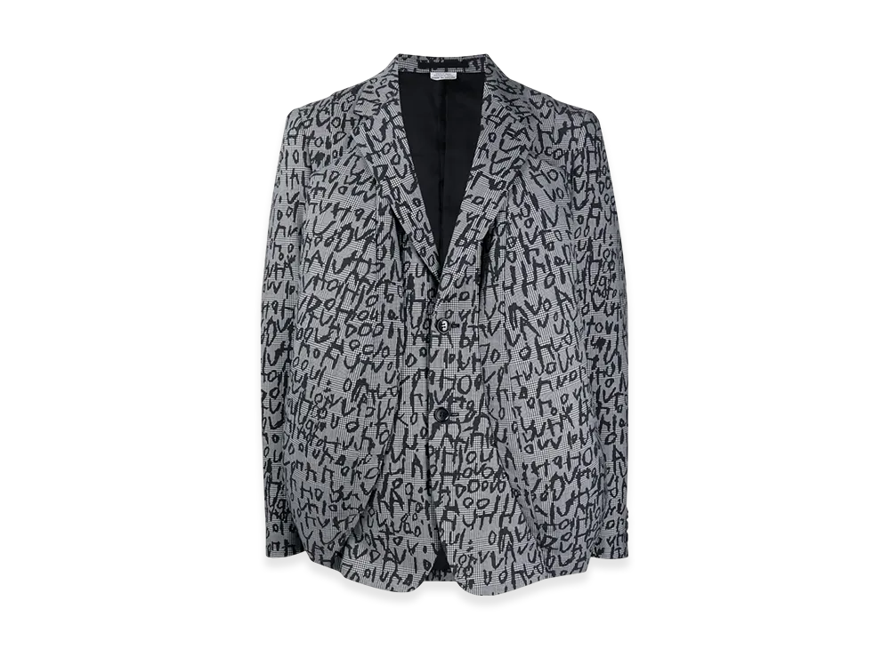 COMME des GARCONS HOMME PLUS Graphic Single Jacket "Gray"