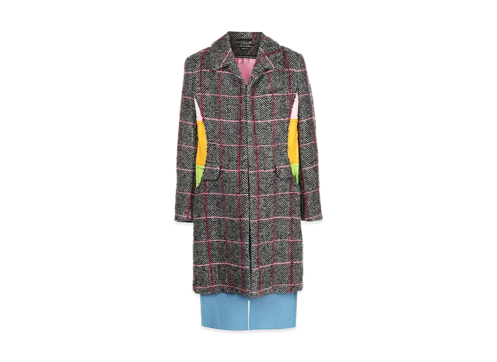 COMME des GARCONS HOMME PLUS Color-Block Panel Jacket "Gray"