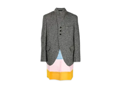 COMME des GARCONS HOMME PLUS Color-Block Panel Jacket "Gray"