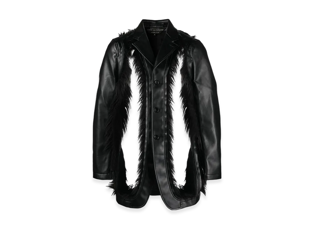COMME des GARCONS HOMME PLUS Cut-Out Jacket "Black"
