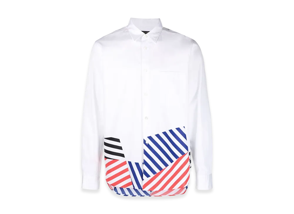 COMME des GARCONS HOMME PLUS Stripe Shirt "White"