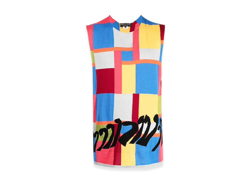 COMME des GARCONS HOMME PLUS Sleeveless Top "Multi"