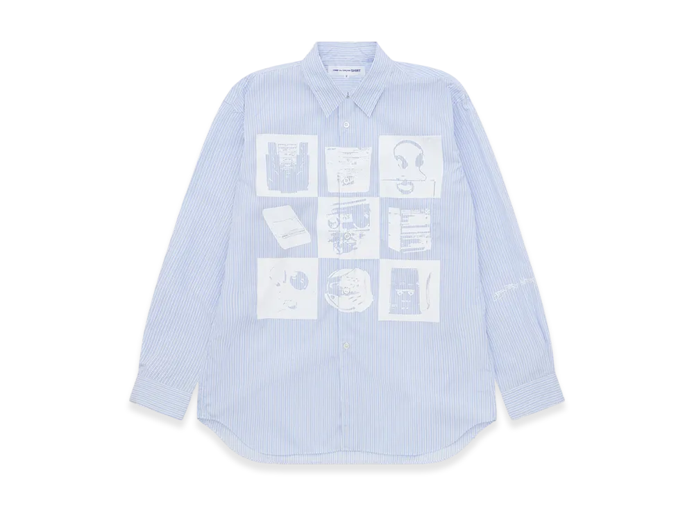 COMME des GARCONS SHIRT x A$AP Nast Tech Shirt "White Print"