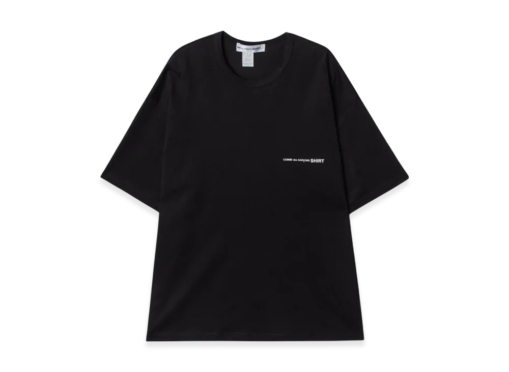 COMME des GARCONS SHIRT Oversized Fit Logo T-Shirt "Black"