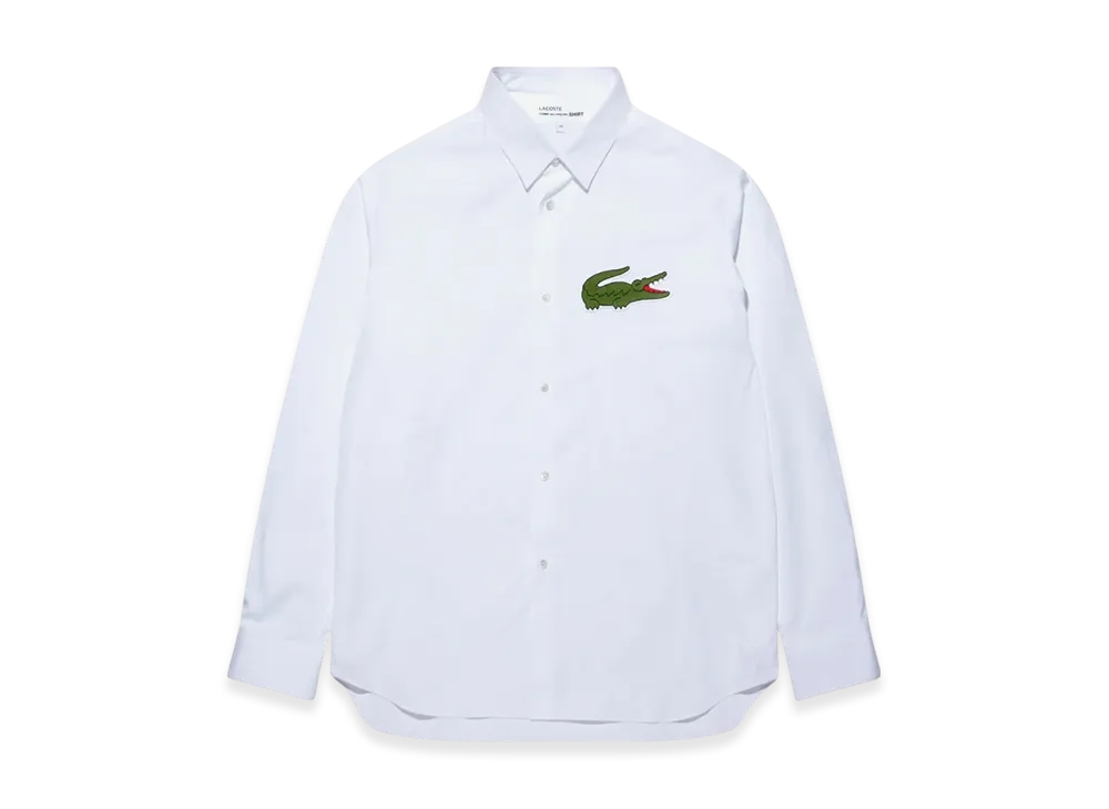 COMME des GARCONS SHIRT x LACOSTE Shirt "White"