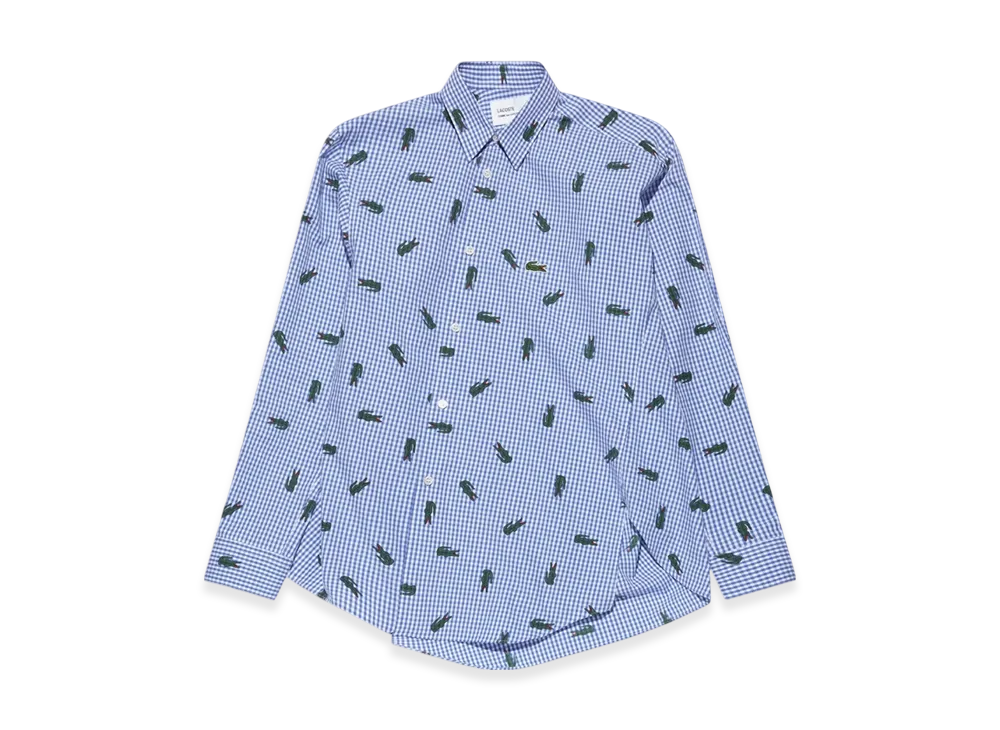 COMME des GARCONS SHIRT x LACOSTE Print Shirt "Blue"