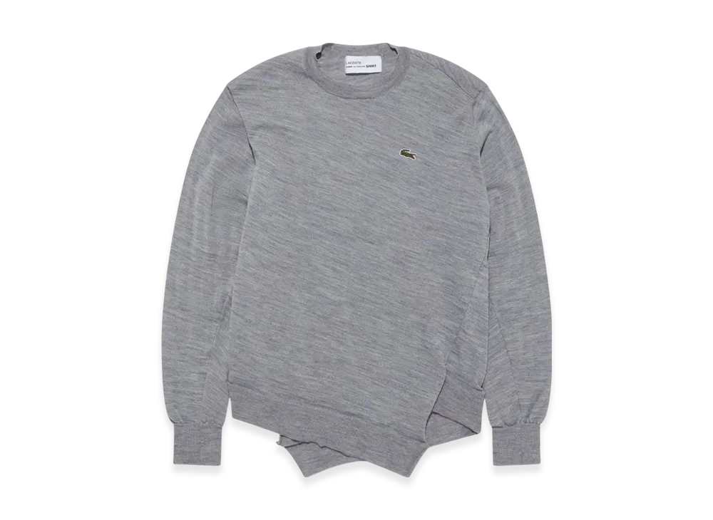 COMME des GARCONS SHIRT x LACOSTE Knit Sweater "Gray"