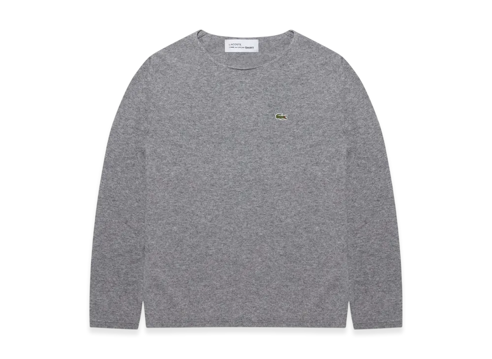 COMME des GARCONS SHIRT x LACOSTE Sweater "Gray"