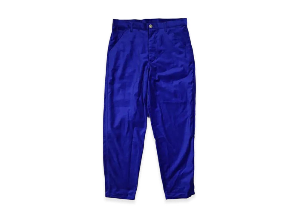COMME des GARCONS SHIRT Cotton Twill Velveteen Plain Pants "Blue"