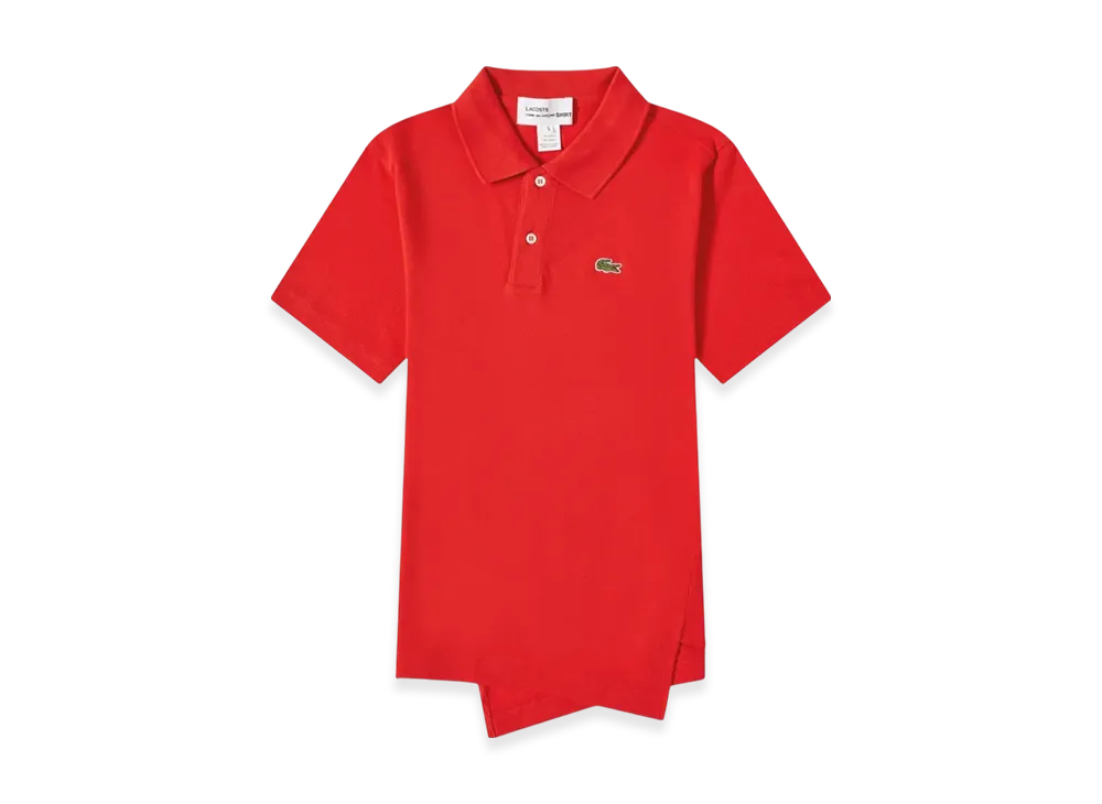 COMME des GARCONS SHIRT x LACOSTE Polo Shirt "Red"