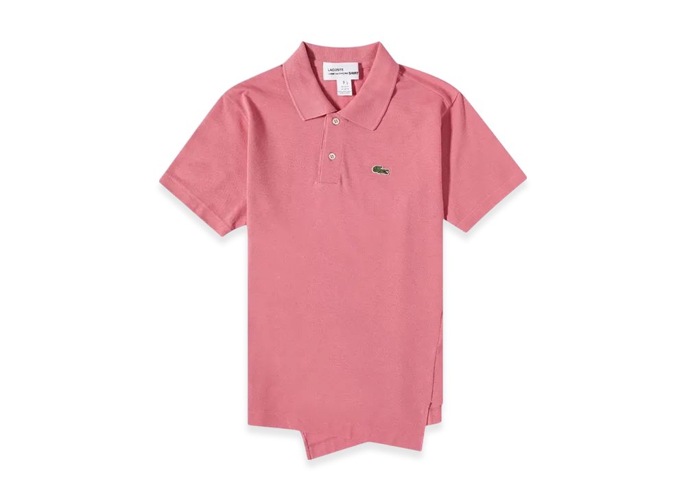 COMME des GARCONS SHIRT x LACOSTE Polo Shirt "Pink"