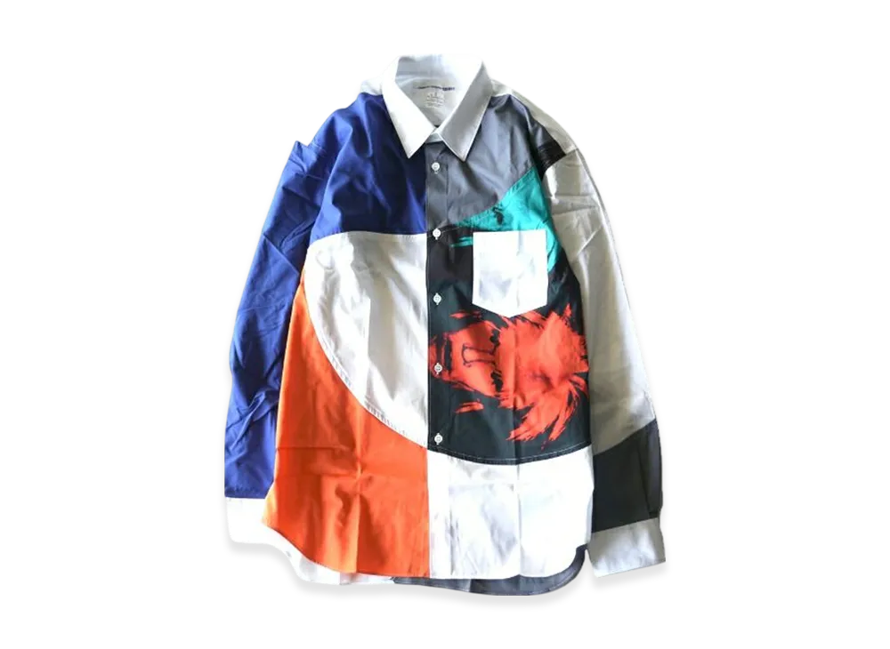 COMME des GARCONS SHIRT x Andy Warhol Patchwork Shirt Andy Warhol "White"