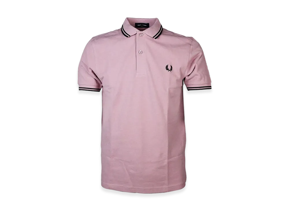 COMME des GARCONS SHIRT x FRED PERRY Polo Shirt Freedom Is Energy "Peach"