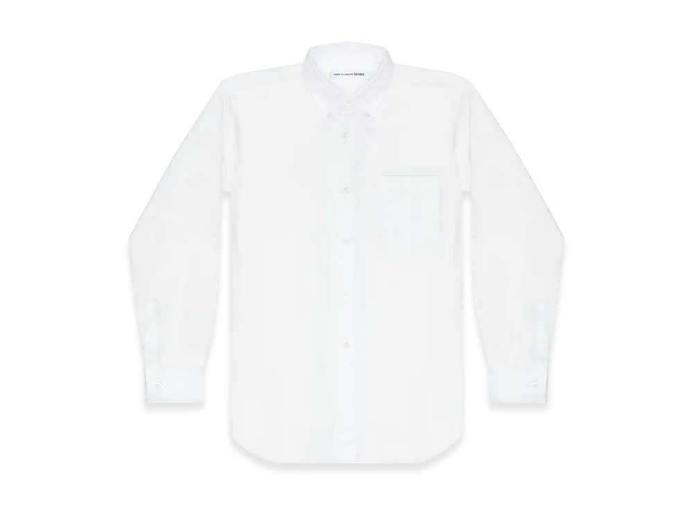 COMME des GARCONS SHIRT Cotton Poplin Plain "White"
