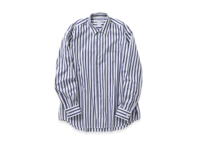 COMME des GARCONS SHIRT Wide Classic Yarn Dyed Cotton Stripe Poplin "Stripe"