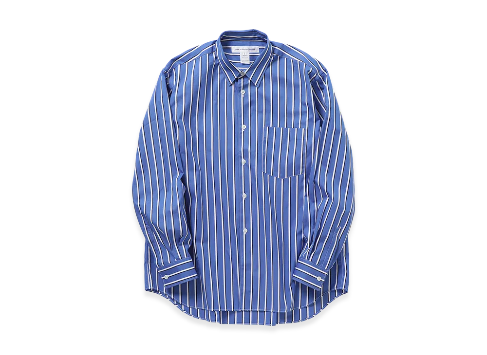 COMME des GARCONS SHIRT Wide Classic Yarn Dyed Cotton Stripe Poplin "Stripe"