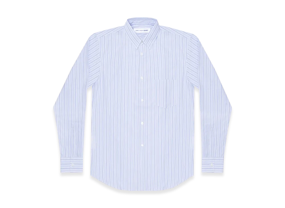 COMME des GARCONS SHIRT Yarn Dyed Cotton Stripe Poplin "Stripe"