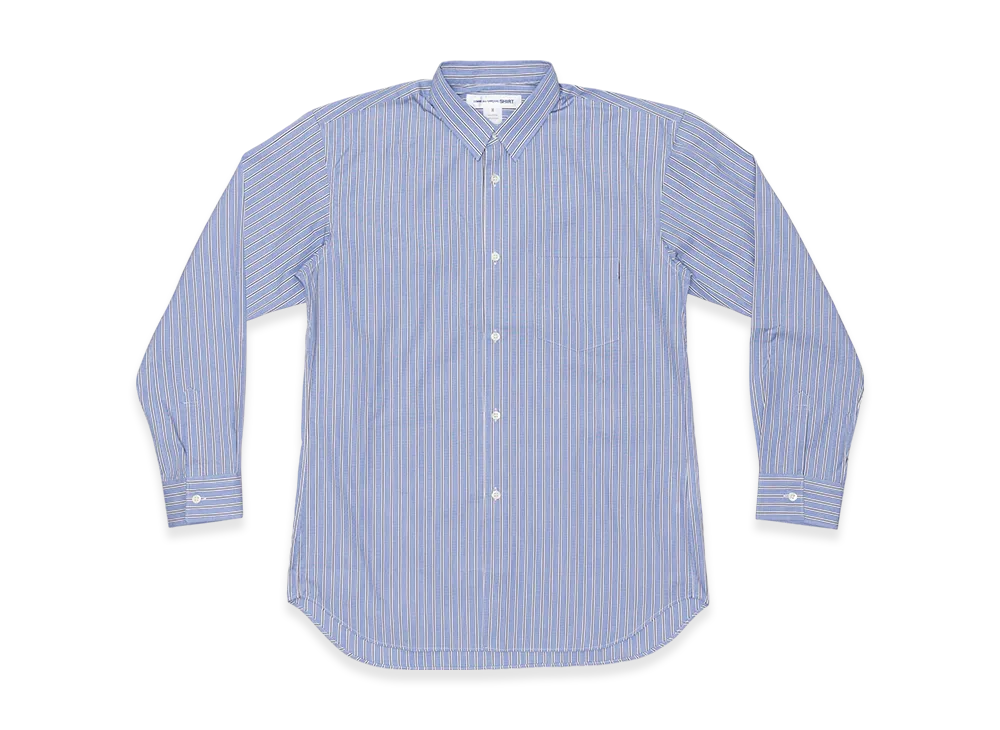 COMME des GARCONS SHIRT Yarn Dyed Cotton Stripe Poplin "Stripe"