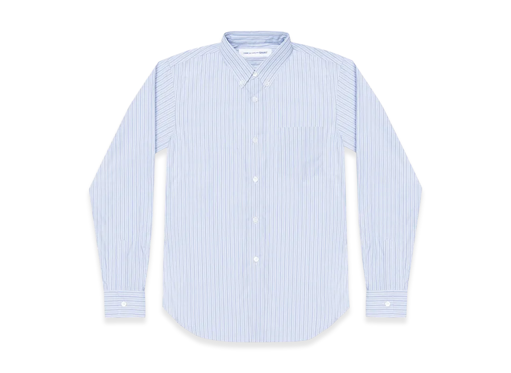 COMME des GARCONS SHIRT Yarn Dyed Cotton Stripe Poplin "Stripe"