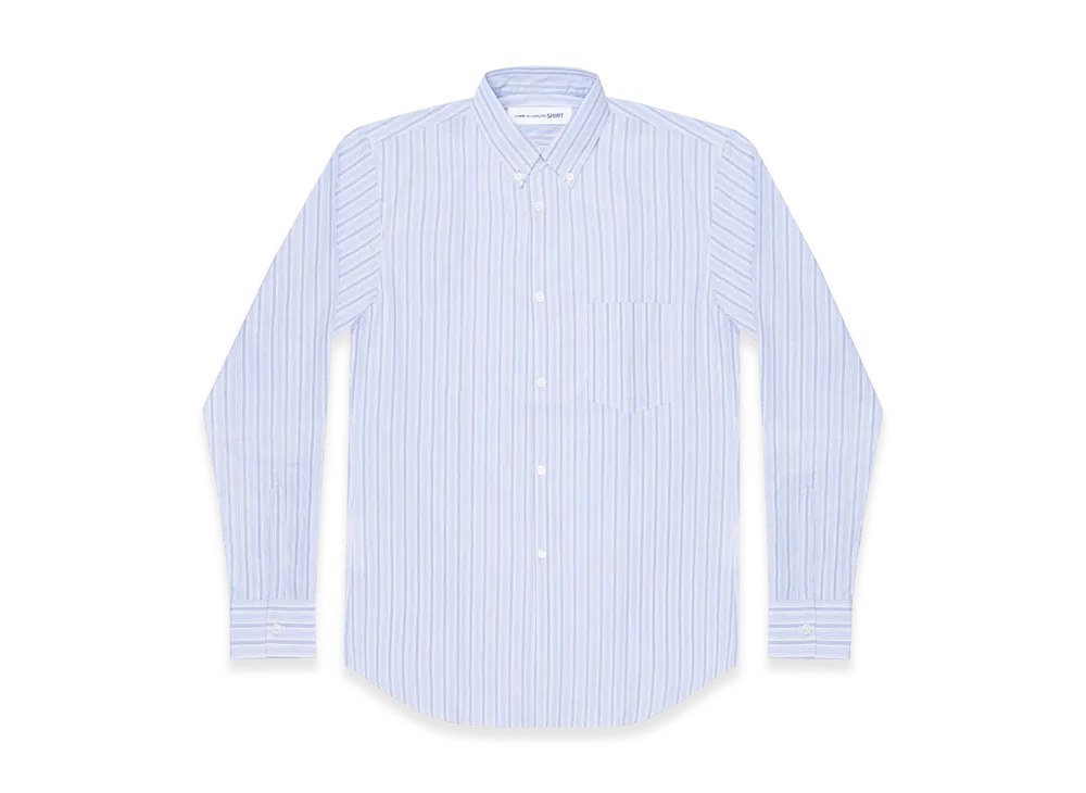 COMME des GARCONS SHIRT Yarn Dyed Cotton Stripe Poplin "Stripe"