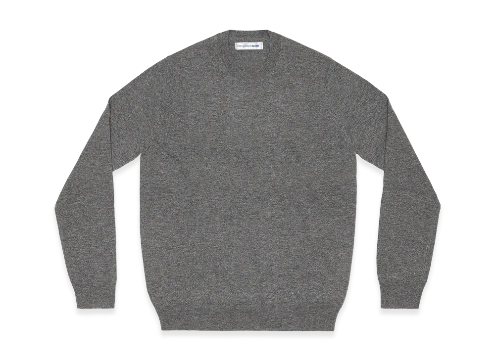 COMME des GARCONS SHIRT Round Neck Pullover "Top Grey"