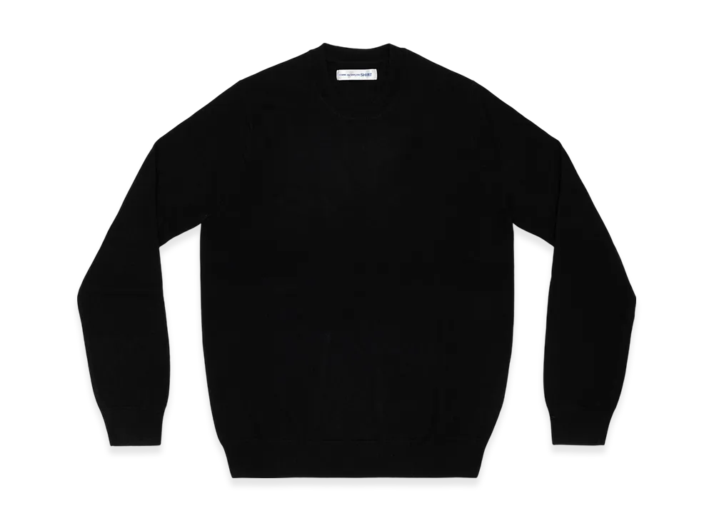 COMME des GARCONS SHIRT Round Neck Pullover "Black"
