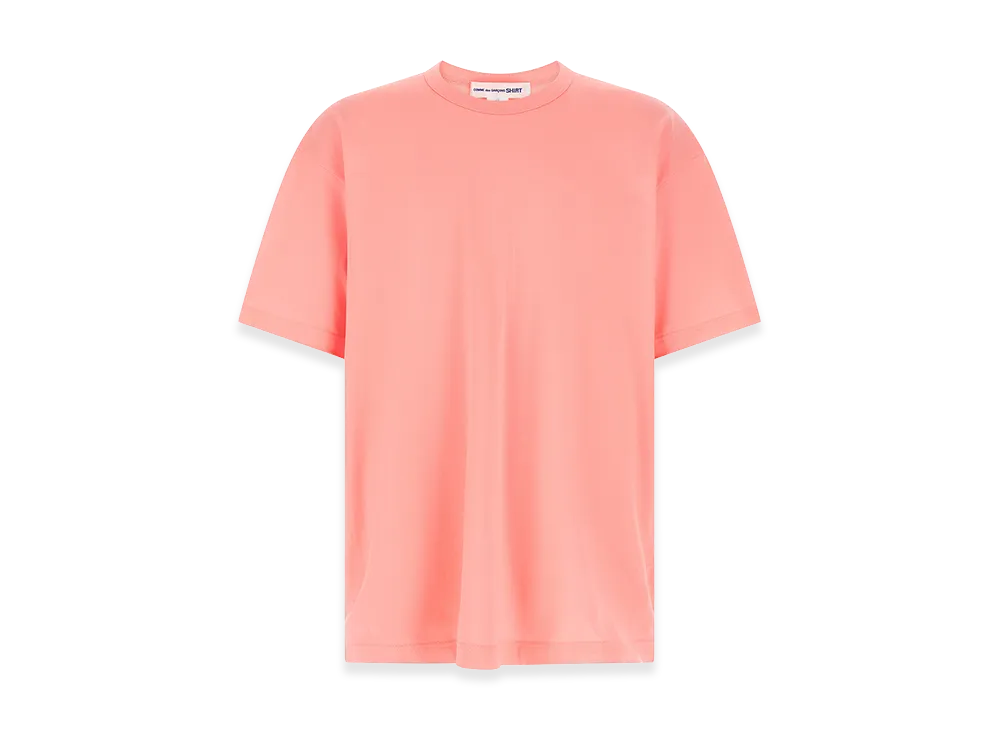 COMME des GARCONS SHIRT Logo Print T-Shirt "Pink"