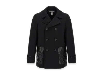 COMME des GARCONS SHIRT Double-Breasted Caban "Black"