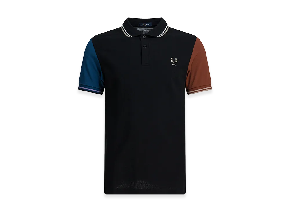 COMME des GARCONS SHIRT x Fred Perry Button-Down Polo Shirt "Black"