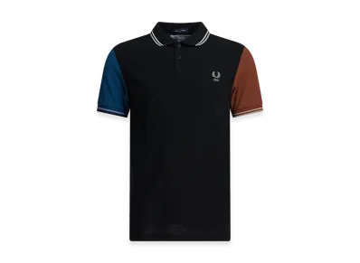 COMME des GARCONS SHIRT x Fred Perry Button-Down Polo Shirt "Black"