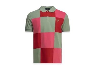 COMME des GARCONS SHIRT x Fred Perry Button-Down Polo Shirt "Multicolor"