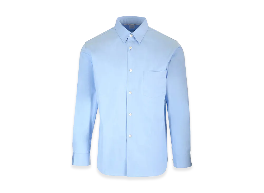 COMME des GARCONS SHIRT Cotton Poplin Shirt "Light Blue"