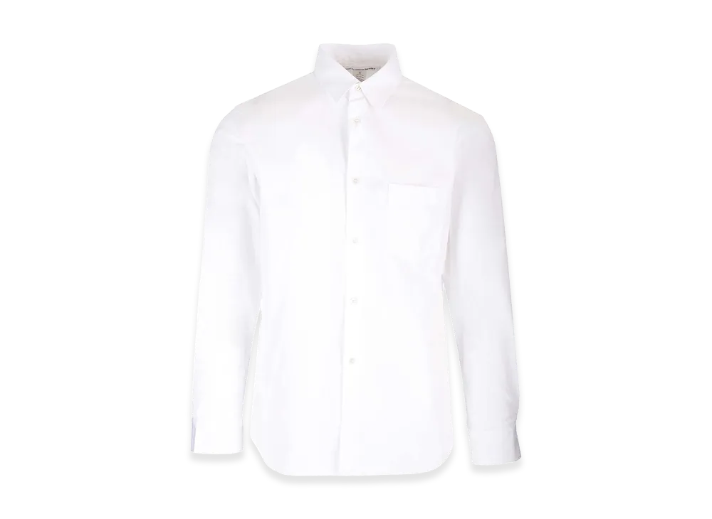 COMME des GARCONS SHIRT Cotton Poplin Shirt "White"