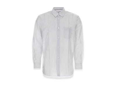 COMME des GARCONS SHIRT Embroidered Cupro Shirt "Light Blue"