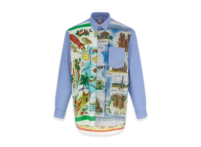 COMME des GARCONS SHIRT Printed Shirt "Multicolor/Blue"