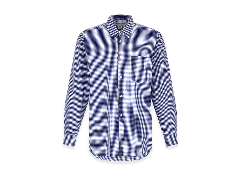 COMME des GARCONS SHIRT Vichy Shirt "Blue"