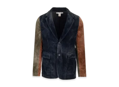 COMME des GARCONS SHIRT Corduroy Jacket "Navy/Multicolor"