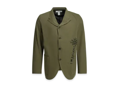 COMME des GARCONS SHIRT Printed Blazer "Green"
