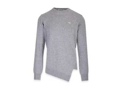 COMME des GARCONS SHIRT Asymmetric Lacoste Sweater "Gray"
