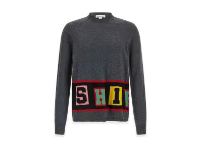 COMME des GARCONS SHIRT Intarsia Sweater "Gray"
