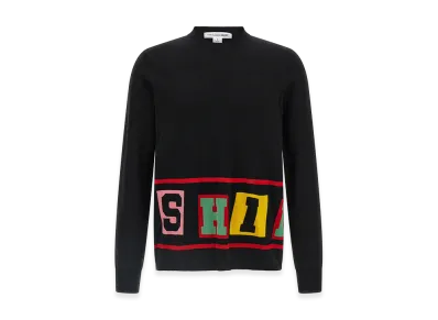 COMME des GARCONS SHIRT Intarsia Sweater "Black"