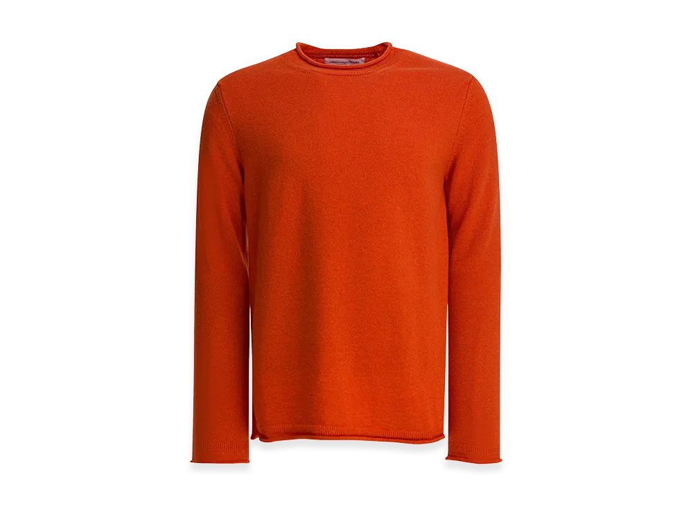 COMME des GARCONS SHIRT Wool Crewneck Sweater "Orange"