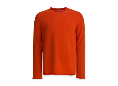 COMME des GARCONS SHIRT Wool Crewneck Sweater "Orange"