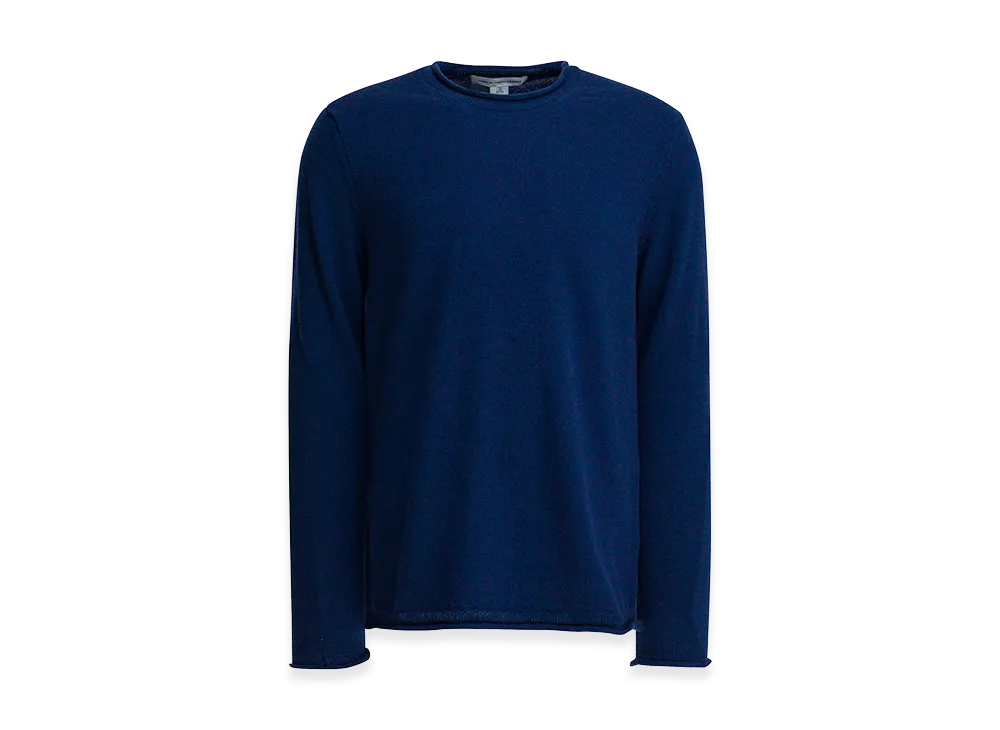 COMME des GARCONS SHIRT Wool Crewneck Sweater "Blue"