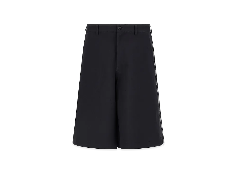 COMME des GARCONS SHIRT Zip Bermuda Shorts "Dark Blue"