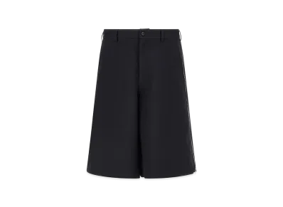 COMME des GARCONS SHIRT Zip Bermuda Shorts "Dark Blue"