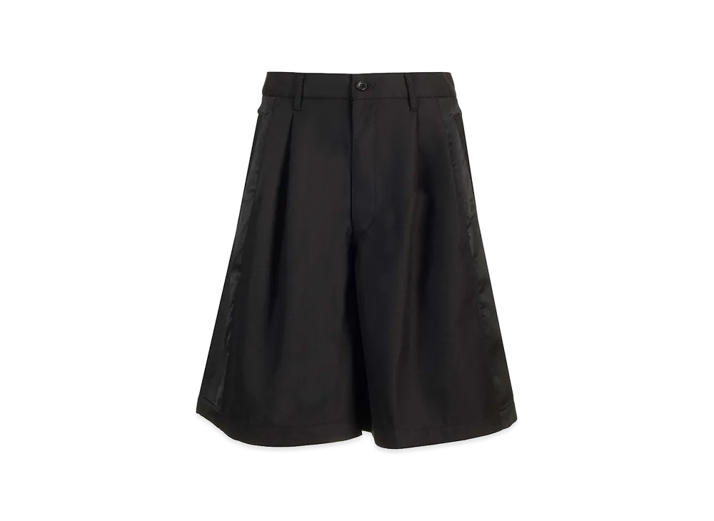 COMME des GARCONS SHIRT Wool Gabardine Shorts "Black"