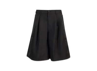COMME des GARCONS SHIRT Wool Gabardine Shorts "Black"