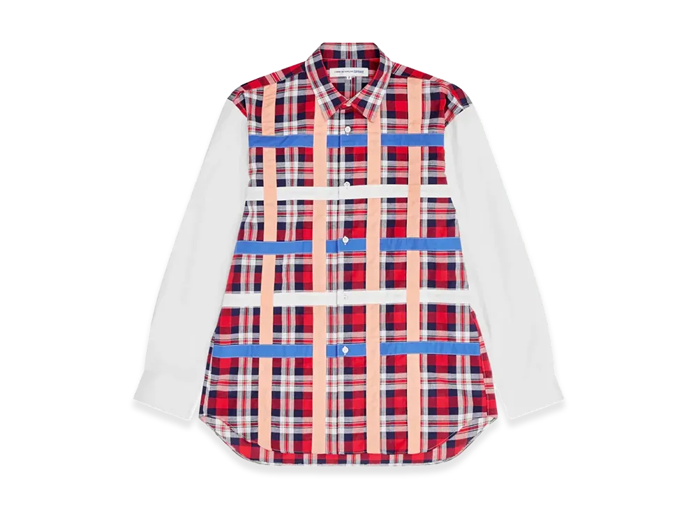 コムデギャルソンシャツ 25SS フォーエバー チェック シャツ "レッド"