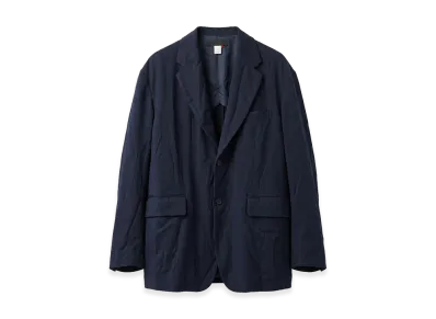 COMME des GARCONS SHIRT Oversized Jacket Polyester Twill Garment Treated "Navy"